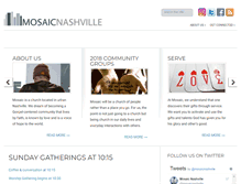 Tablet Screenshot of mosaicnashville.us